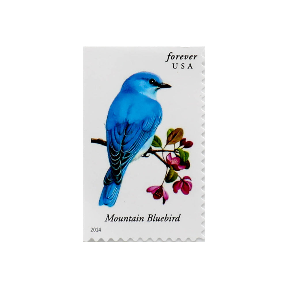 2014 US Imperforate Songbirds Forever First Class Postage Stamps